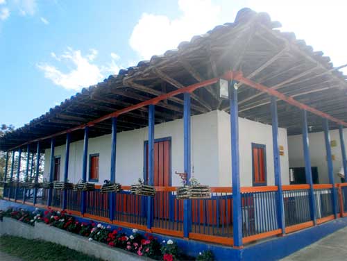 コロンビアの伝統的な建物